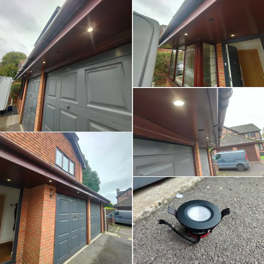 EV charging wallbox charger mounted on exterior residential wall